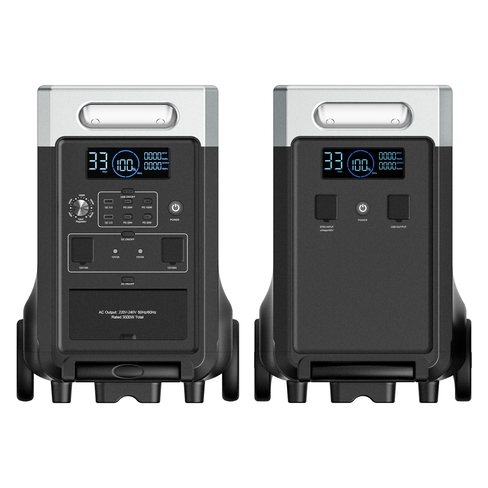 Die AFERIY P310 tragbare Powerstation kann mit einem Zusatzakku erweitert werden und erreicht dadurch eine Kapazität von 7,68 kWh.