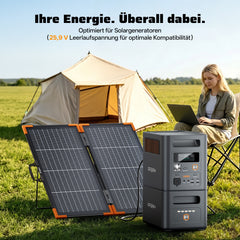 AFERIY AF-SA100 100W Tragbare Solarpanel | bifaziales Design