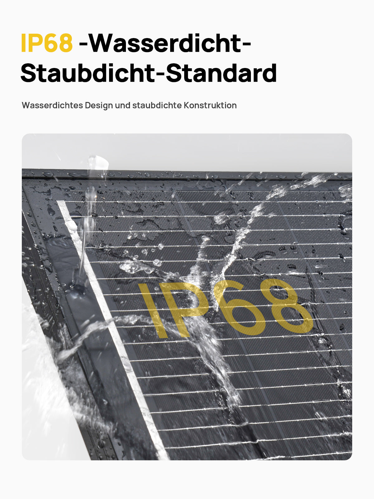 Wasserdichtes Solarmodul