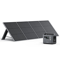powerstation mit solarpanel