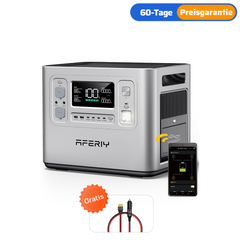 AFERIY P210 Tragbare Powerstation | 2400W 2048Wh | Silber
