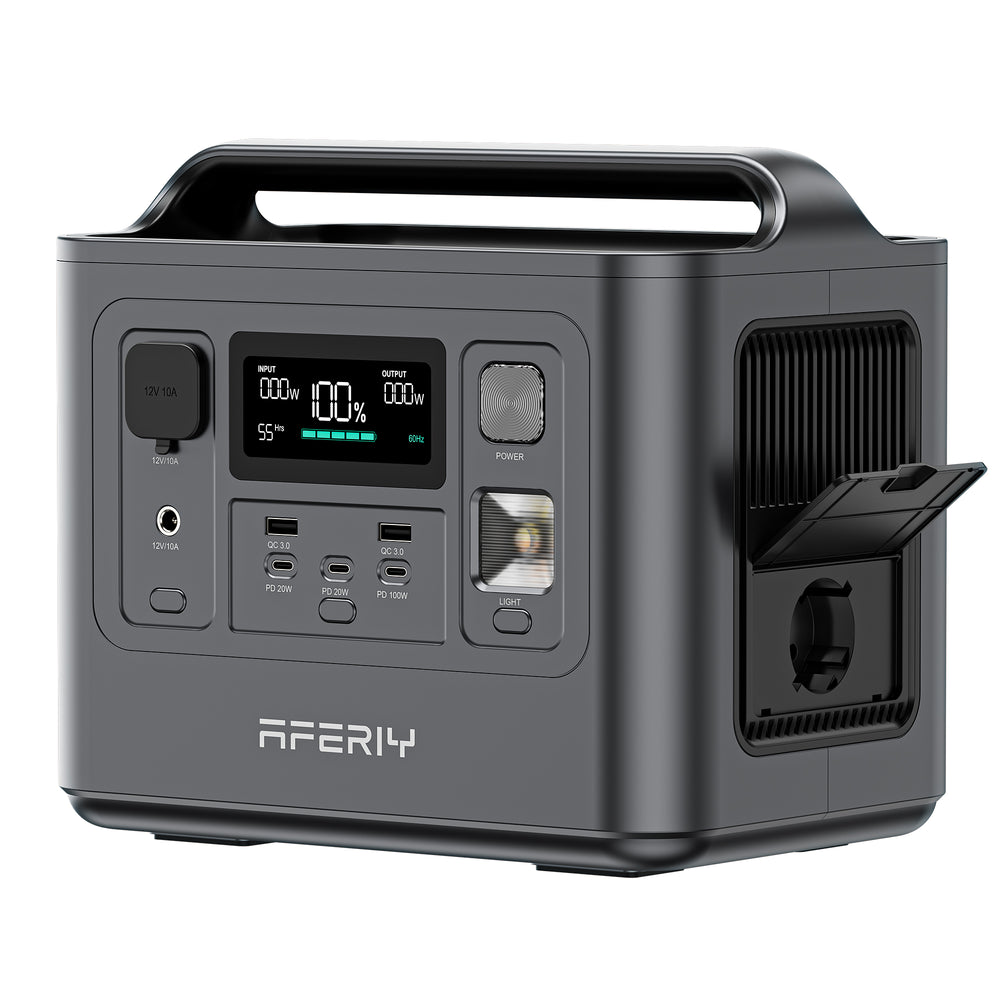 powerstation mit solarpanel 800W