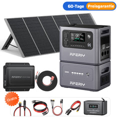 AFERIY Best Deal Power Bundle – 4096Wh mit 400W PV Komplettes Off-Grid Energiesystem (P280 Serie All-in-One Set)
