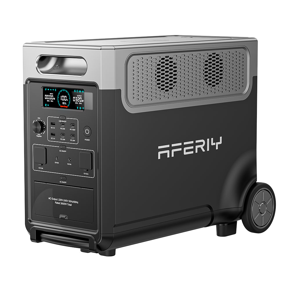 AFERIY P310-EC Tragbare Powerstation mit Erweiterbarer Kapazität | 3600W 3840Wh