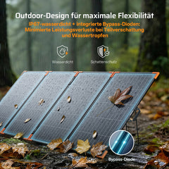 AFERIY ‎AF-SA400 400W Tragbare Solarpanel | bifaziales Design