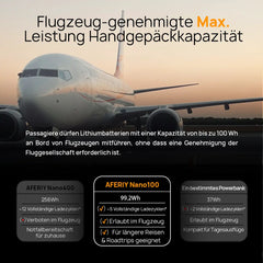powerbank flugzeug 100w