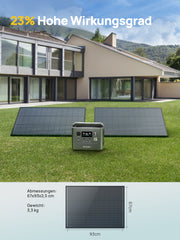 AFERIY ‎AF-SG120 120W Monokristallines Solarpanel