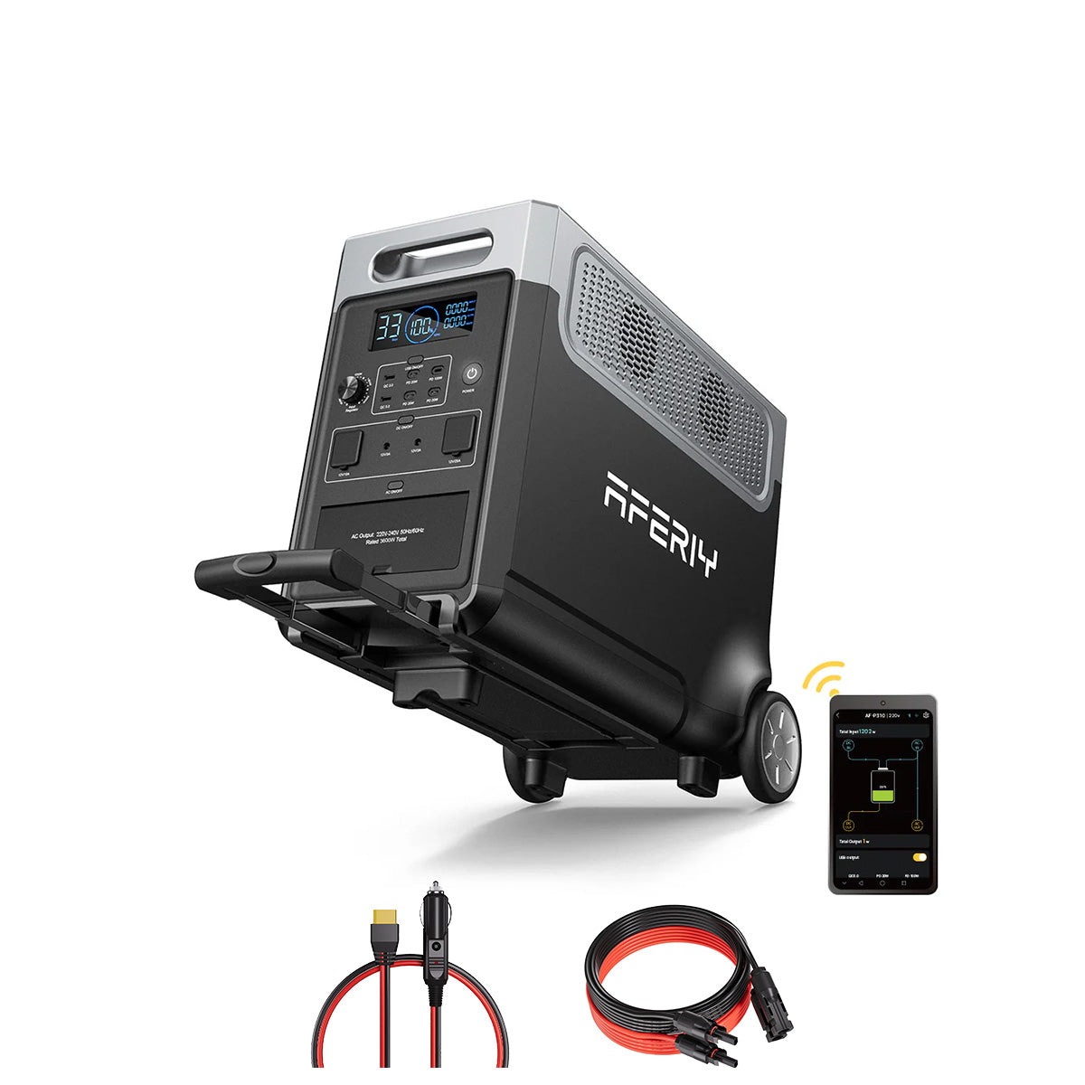 AFERIY P310 Tragbare Powerstation mit Erweiterbarer Kapazität | 3600W 3840Wh