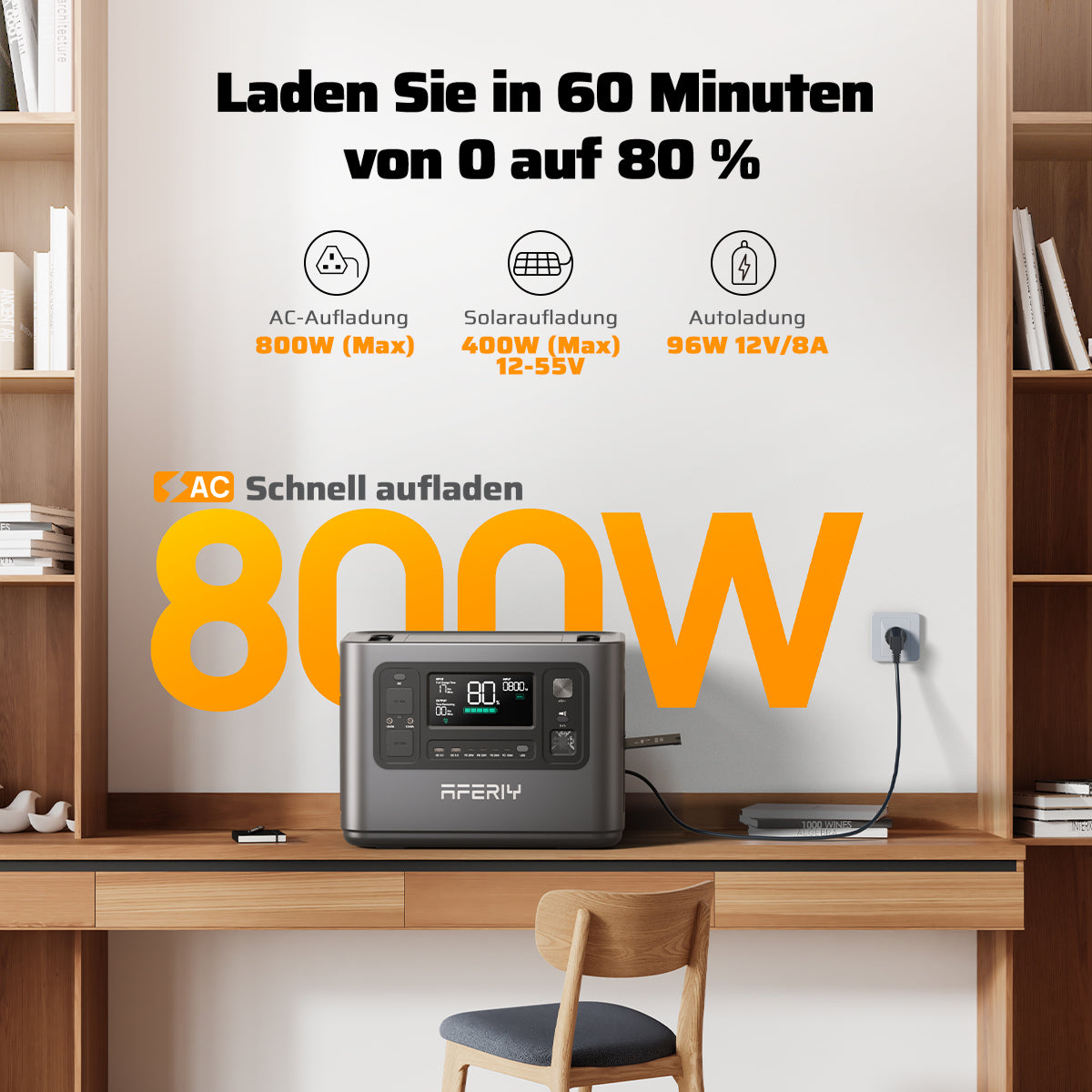 AFERIY P110-E Tragbare Powerstation | 1200W 1008Wh