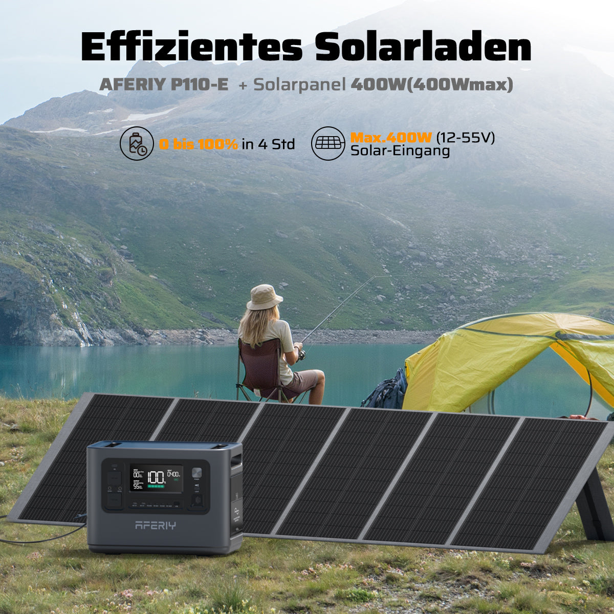 AFERIY P110-E Tragbare Powerstation | 1200W 1008Wh