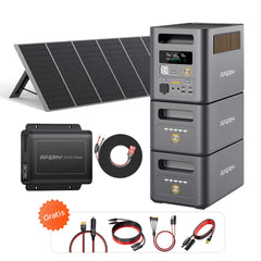 AFERIY Komplettes Off-Grid Energiesystem Nomad1800 Pro 3072Wh mit 400W PV  | P180 Pro Serie All-in-One Set