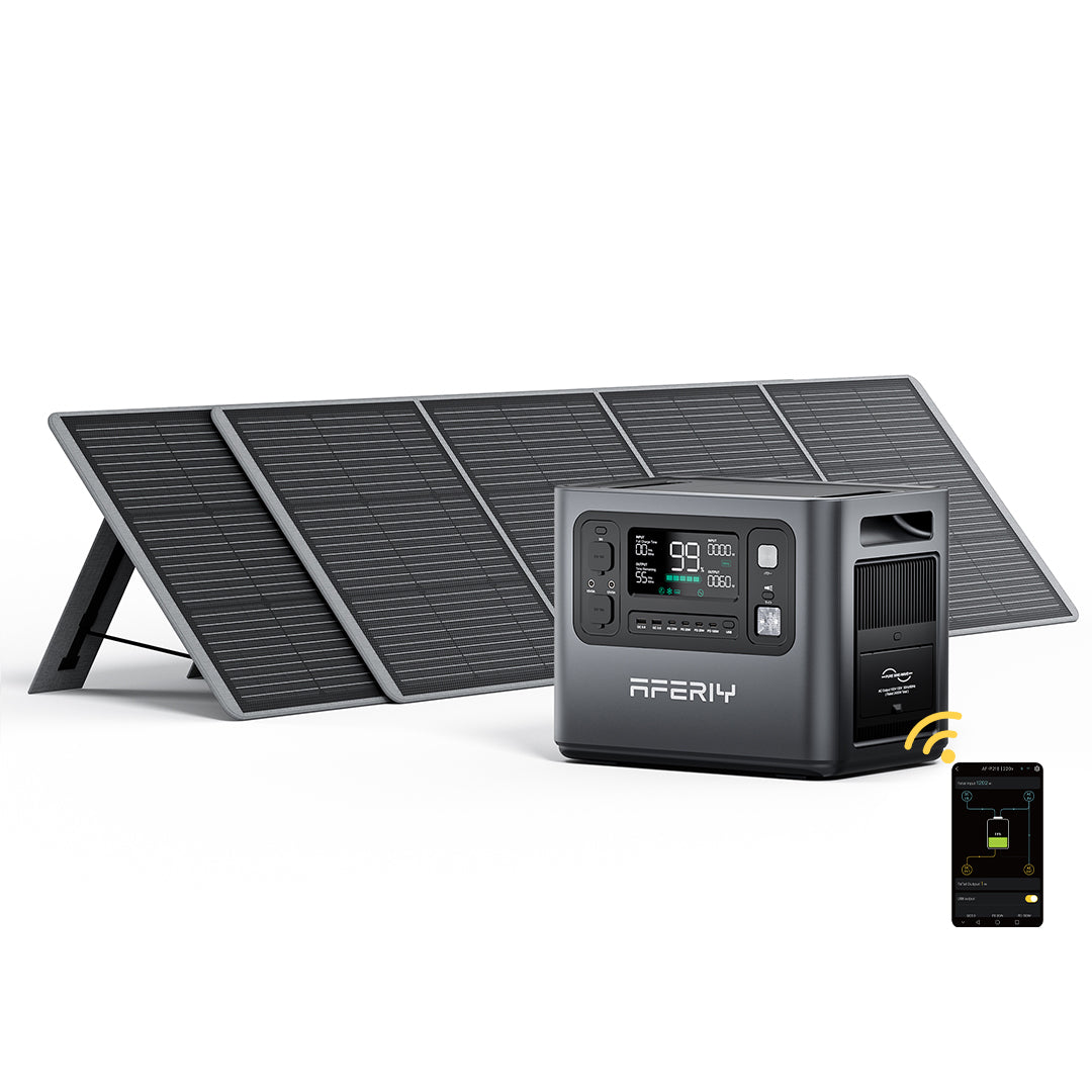 AFERIY P210 Tragbare Powerstation | 2400W 2048Wh | Silber