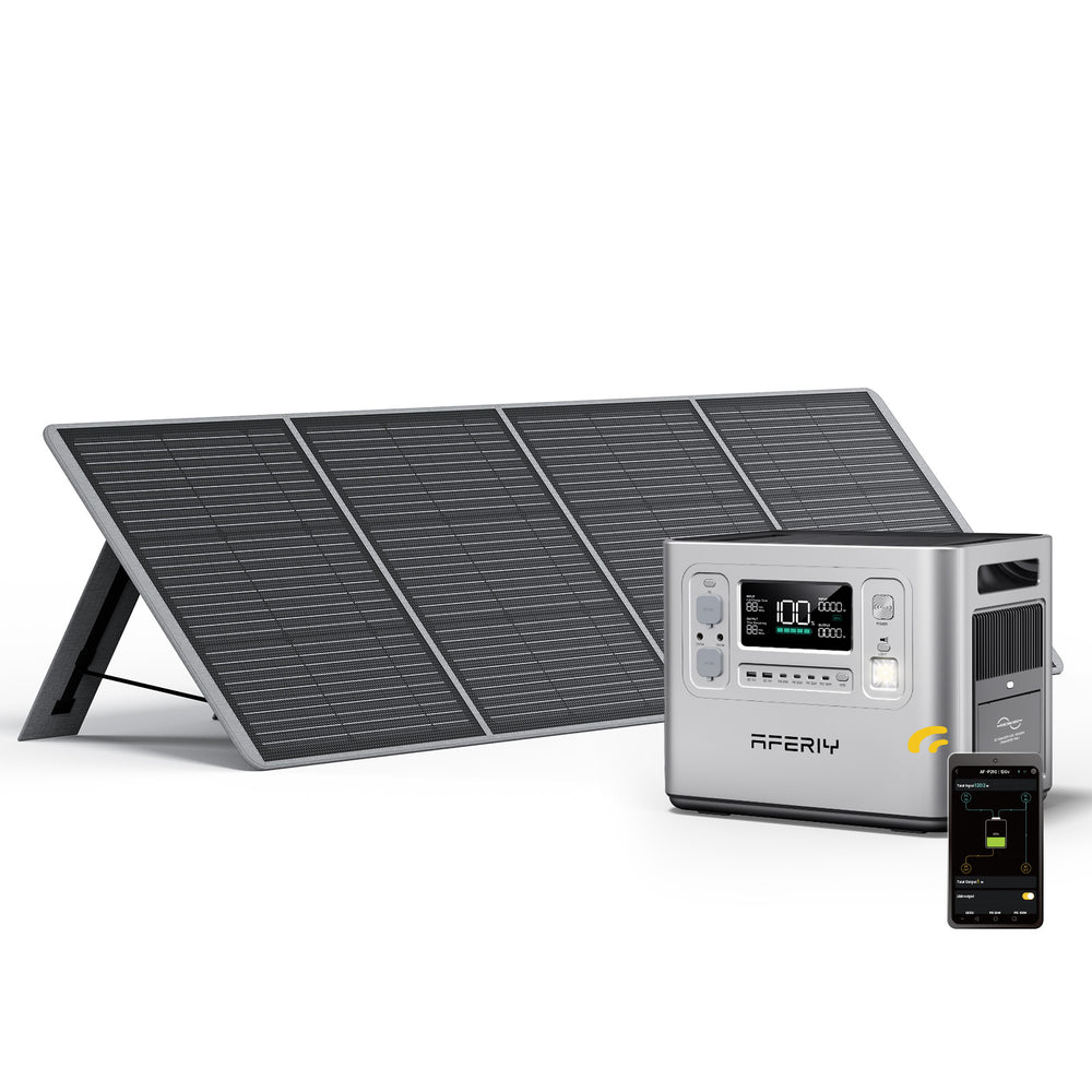 powerstation 2000 watt mit solarpanel