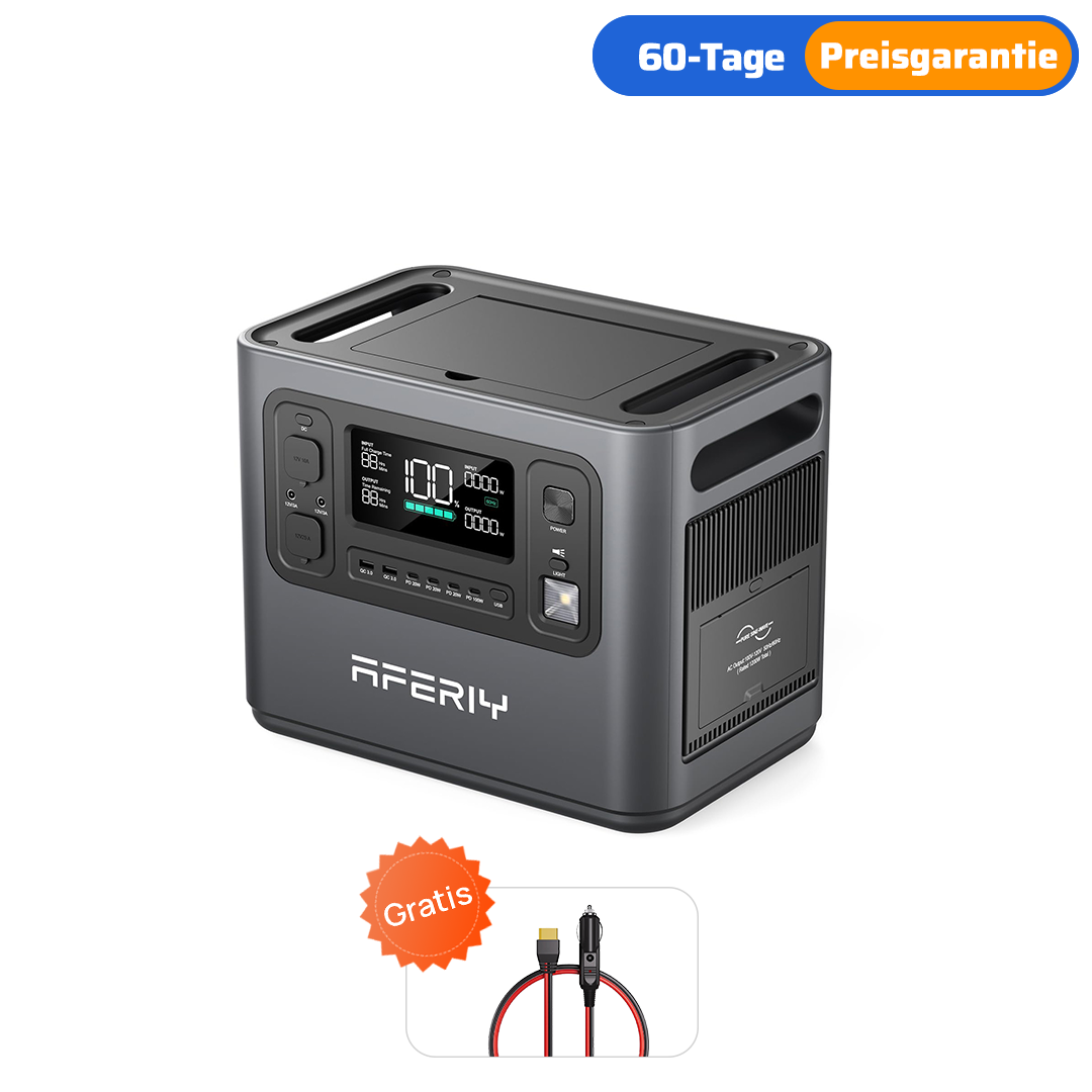 AFERIY P210 Tragbare Powerstation | 2400W 2048Wh