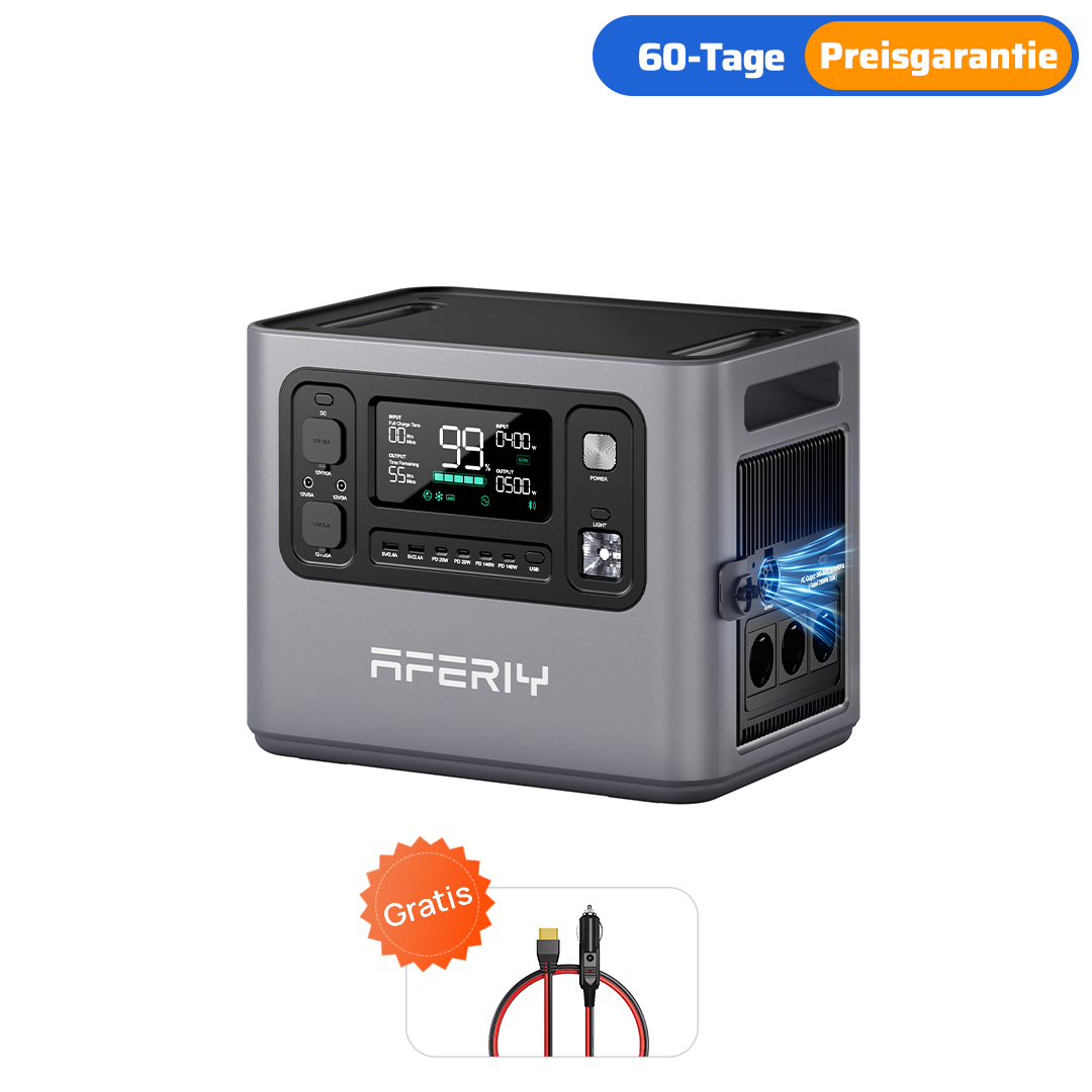 AFERIY P280 Tragbare Powerstation | 2800W 2048Wh-10240Wh