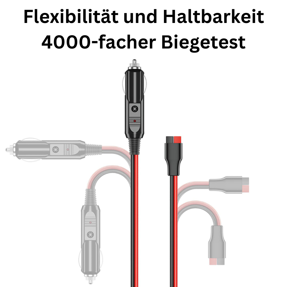 AFERIY ACC-Ladekabel 1M für Tragbare Powerstation, Flexibilität und Dauerhaftigkeit 4000-facher Biegetest