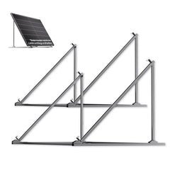 AFERIY 2er-Set Solarpanel-Halterung für SG580 | Verzinkter Stahl, 3-fach verstellbar 30°/45°/60°