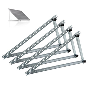 AFERIY 2er-Set Solarpanel-Halterung für SG580 | Verzinkter Stahl, 3-fach verstellbar 30°/45°/60°