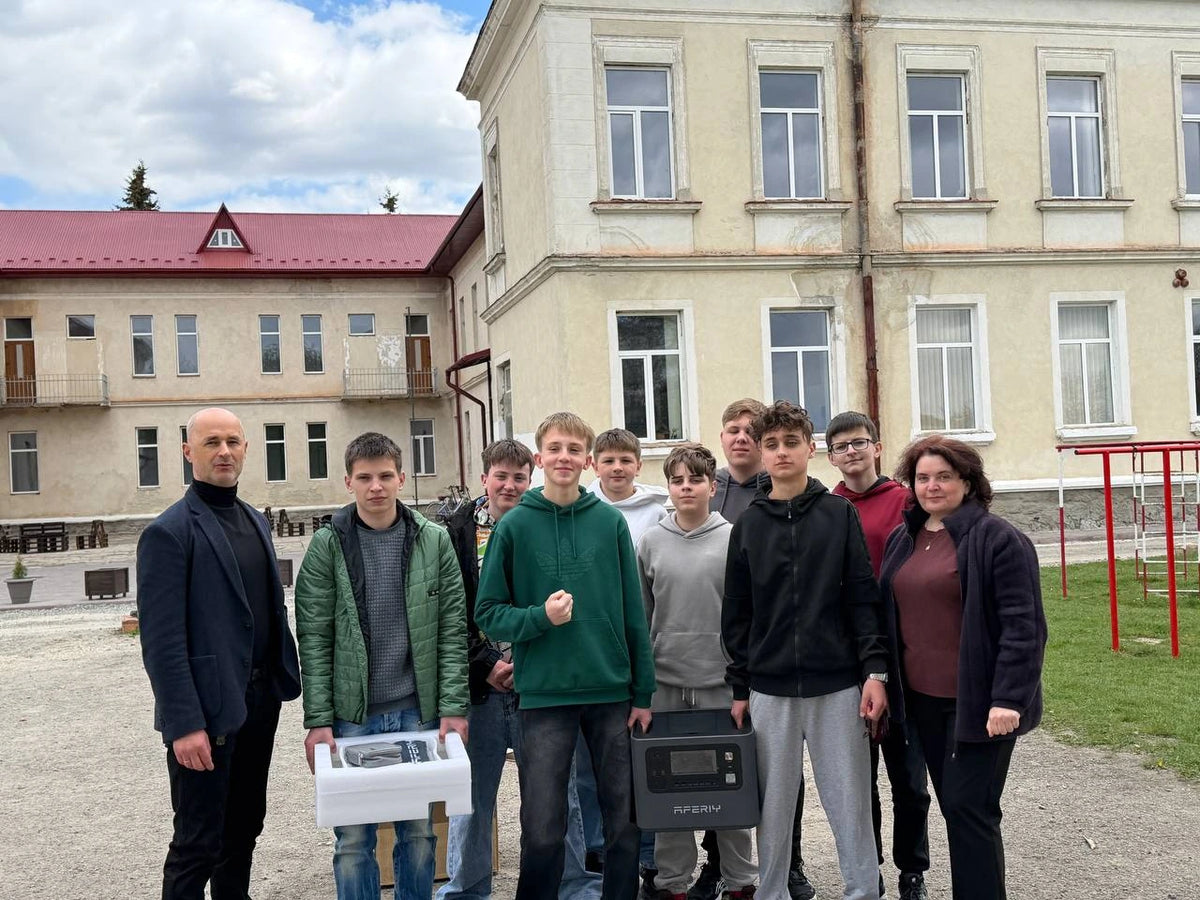 AFERIY Powerstation erreicht eine Schule