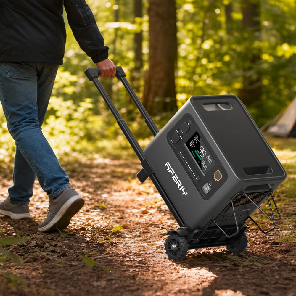 AFERIY Faltbarer Trolley für P300 / P280 / P210 | Höhenverstellbarer Griff