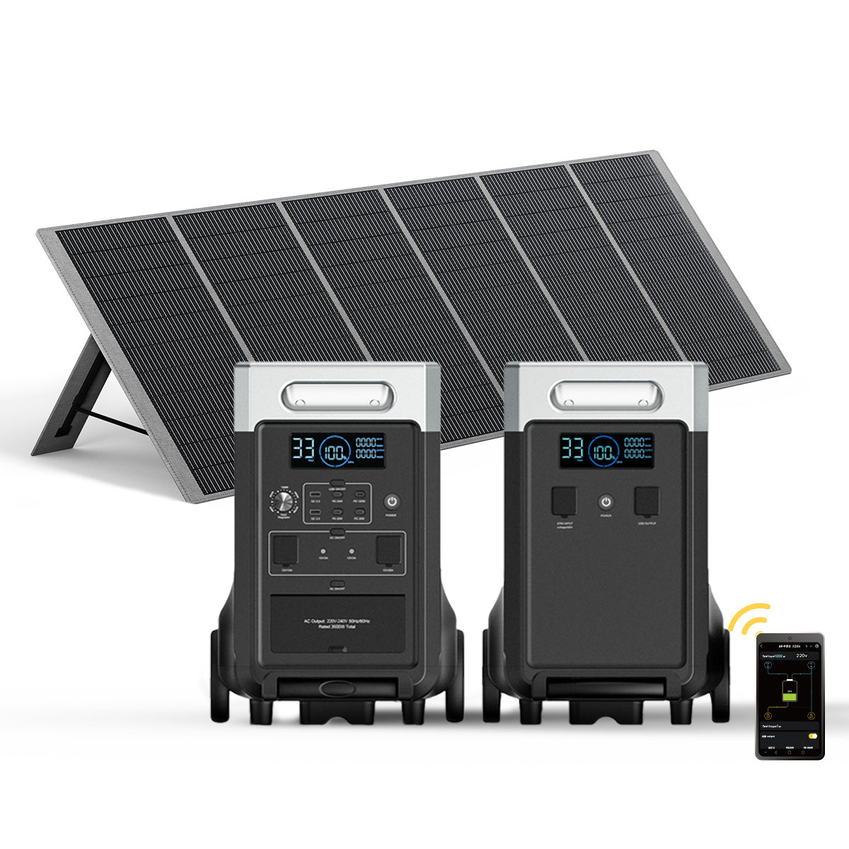 solar generator  7680wh