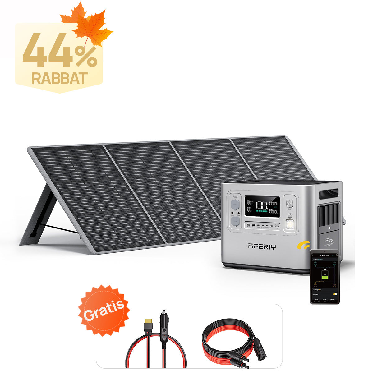 AFERIY P210 Tragbare Powerstation | 2400W 2048Wh