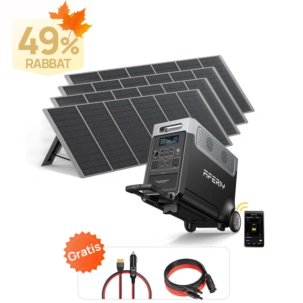 AFERIY P310 3600W Solargenerator