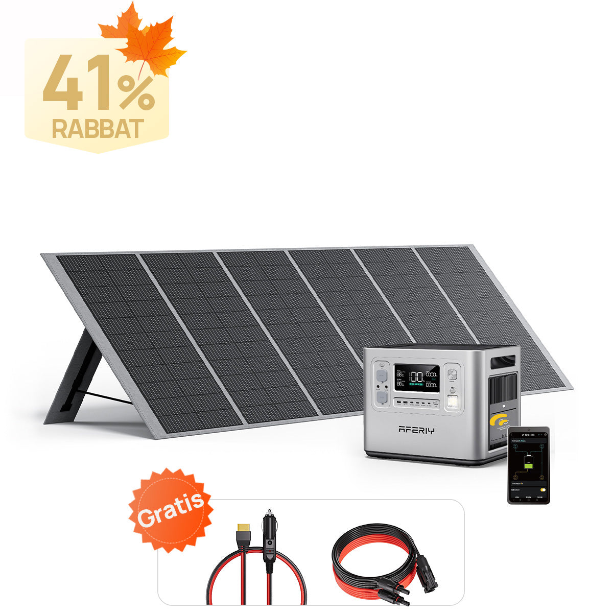 AFERIY P210 Tragbare Powerstation | 2400W 2048Wh