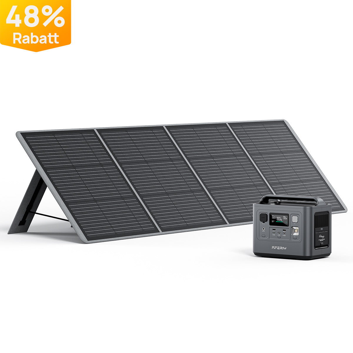 tragbare powerstation mit solarpanel