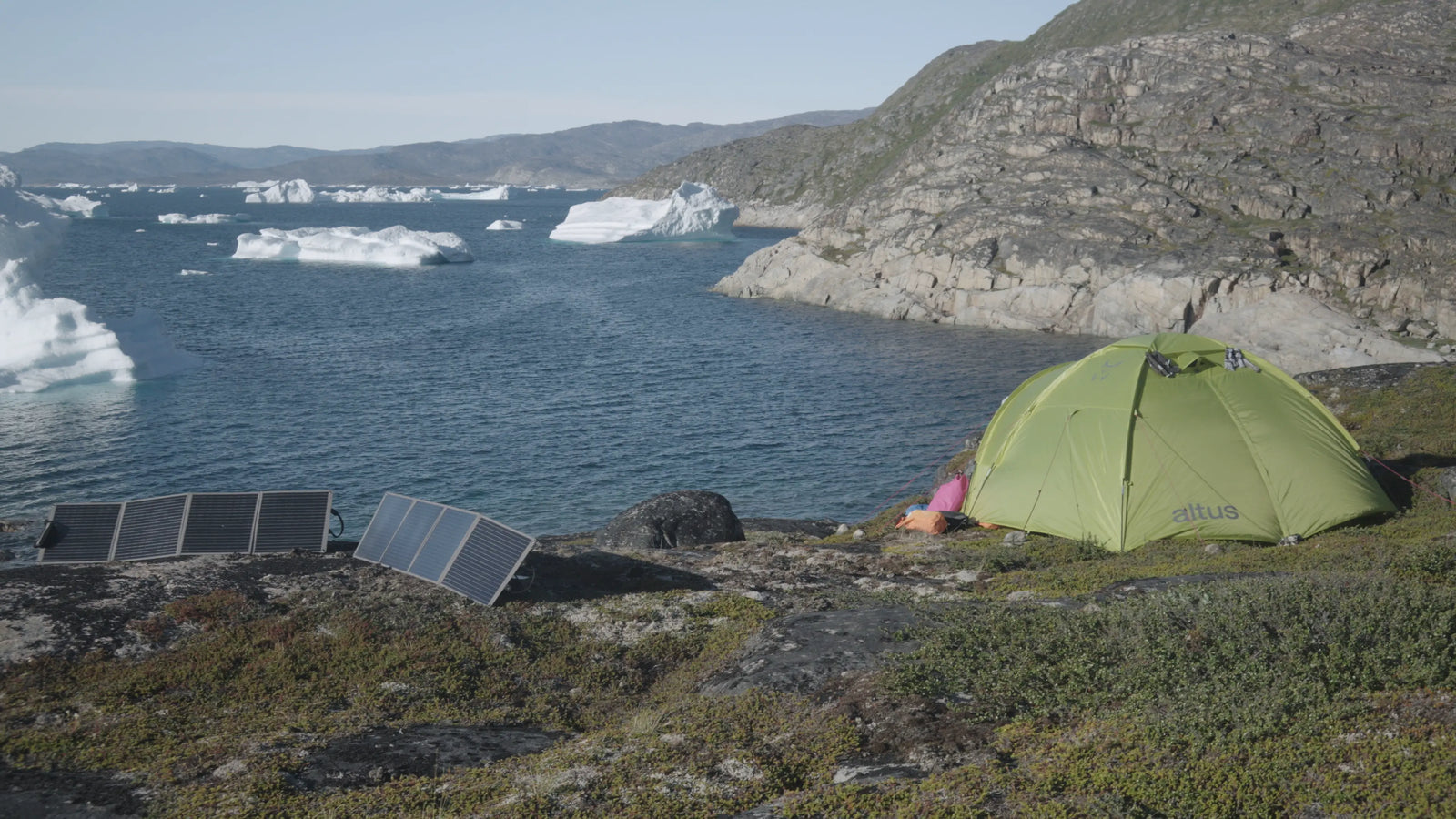 Ausrüstung für die wissenschaftliche Expedition